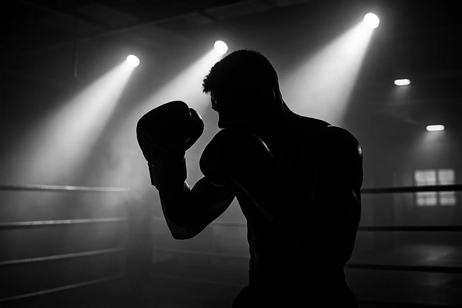 Professional boxing gym training